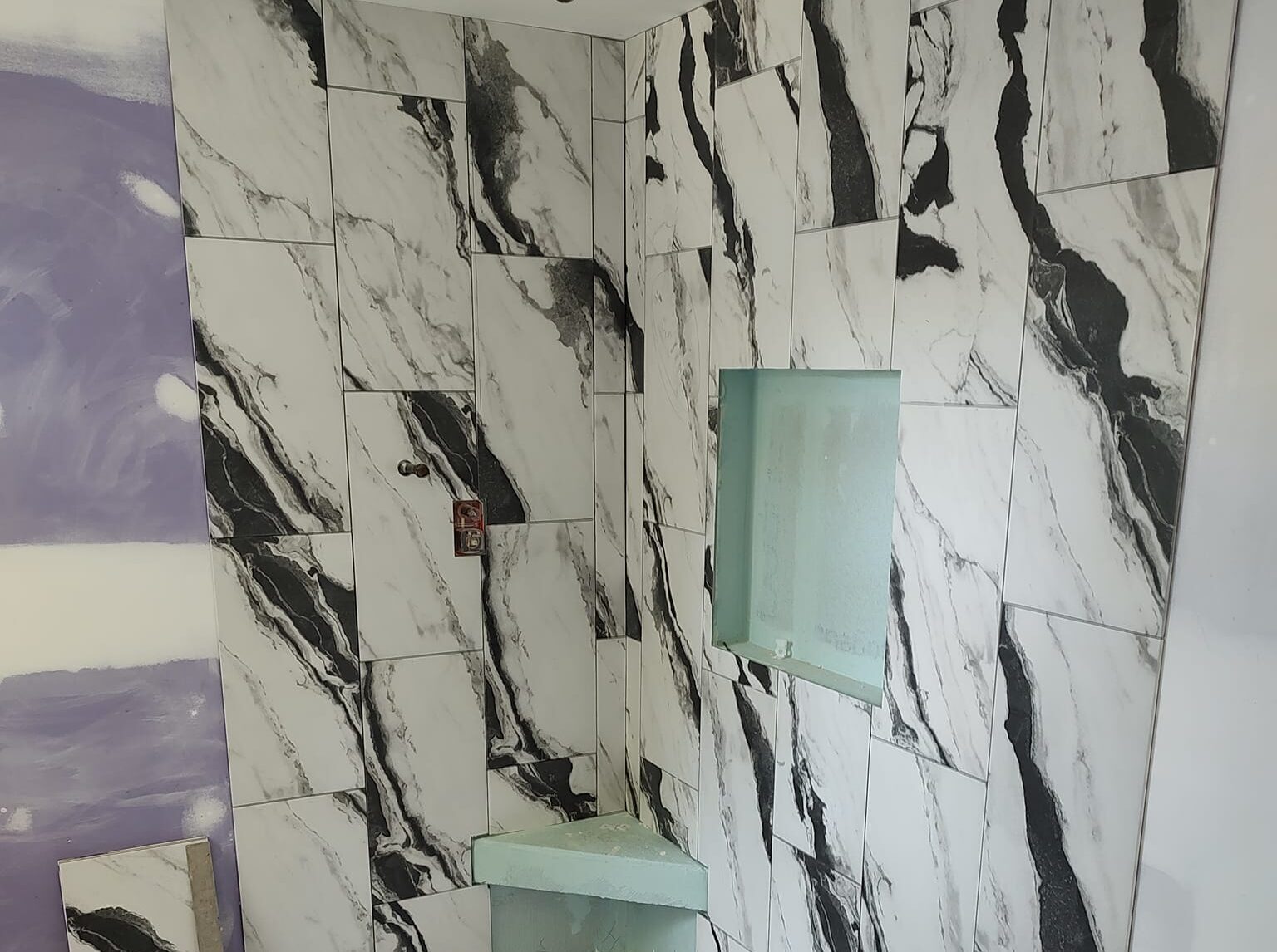 Shower Tile Installation